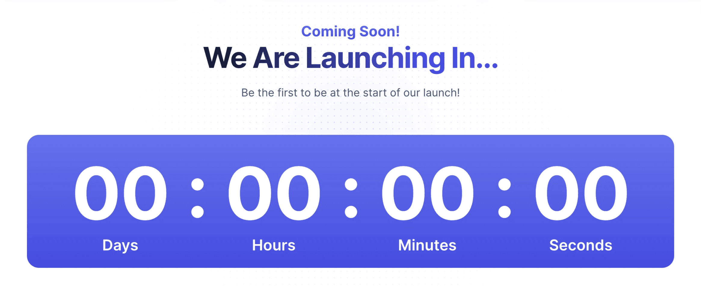 Countdown timer